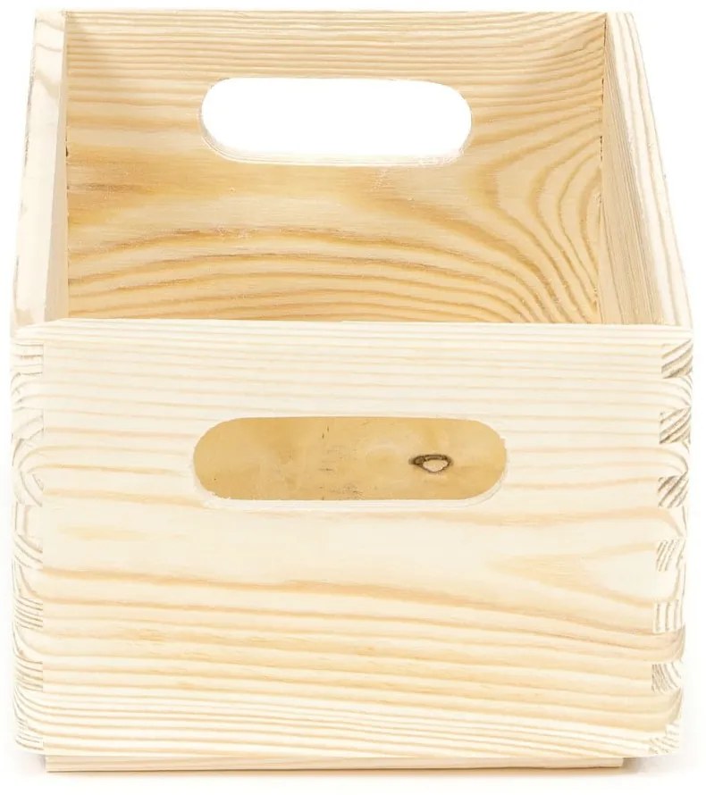 Custom tárolódoboz borovi fenyőből, 30 x 20 x 14 cm - Compactor