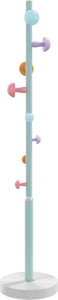 vidaXL kék porszórt vas ruhafogas 172 cm