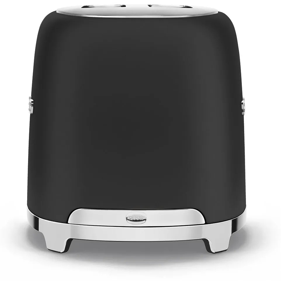 50-es évek Retro stílusú kenyérpirító P2 matt fekete 950W - SMEG