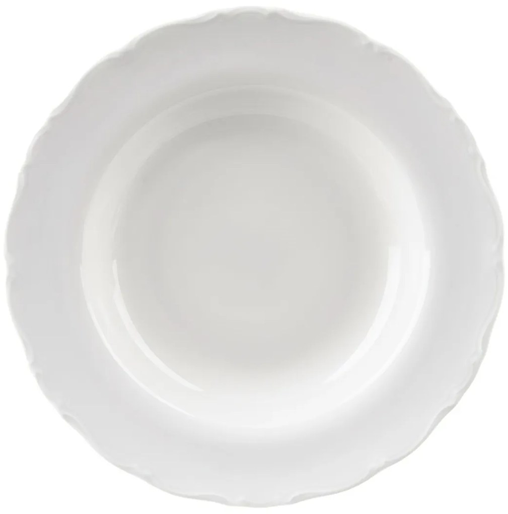 Orion porcelán mélytányér készlet Mona perem 6 db,23 cm, 23 cm