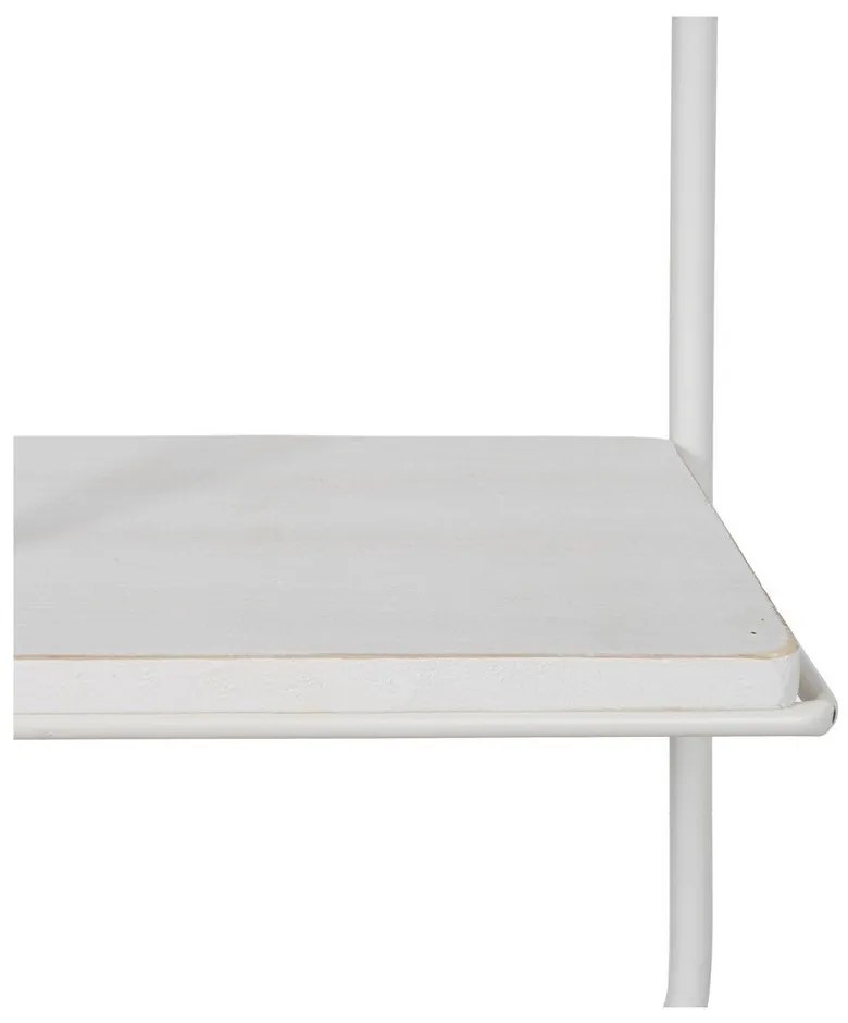 Fehér többszintes fém fali polc 51 cm – Ixia