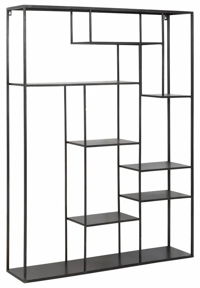 Fekete többszintes fém fali polc Talara – Light & Living