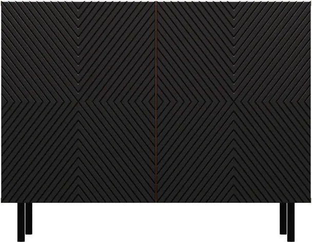 MIX Kama 2 komód, tölgy-fekete