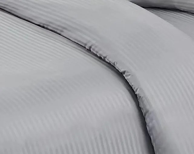 Szatén ágynemű KELLER LIGHT GREY 3 részes 140x200 cm