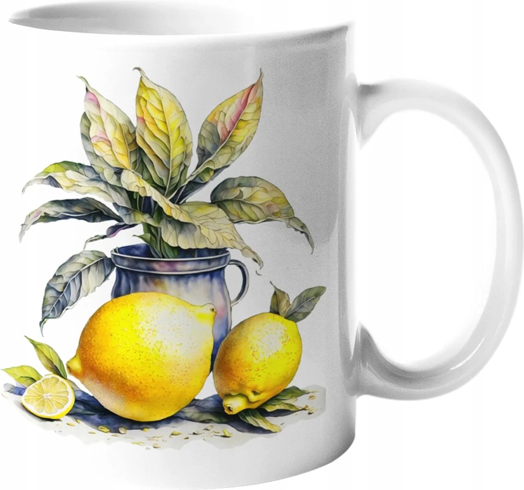 Csodálatos Bögre Zamatos Szicíliai Citrom Kerámia 330ml Doboz