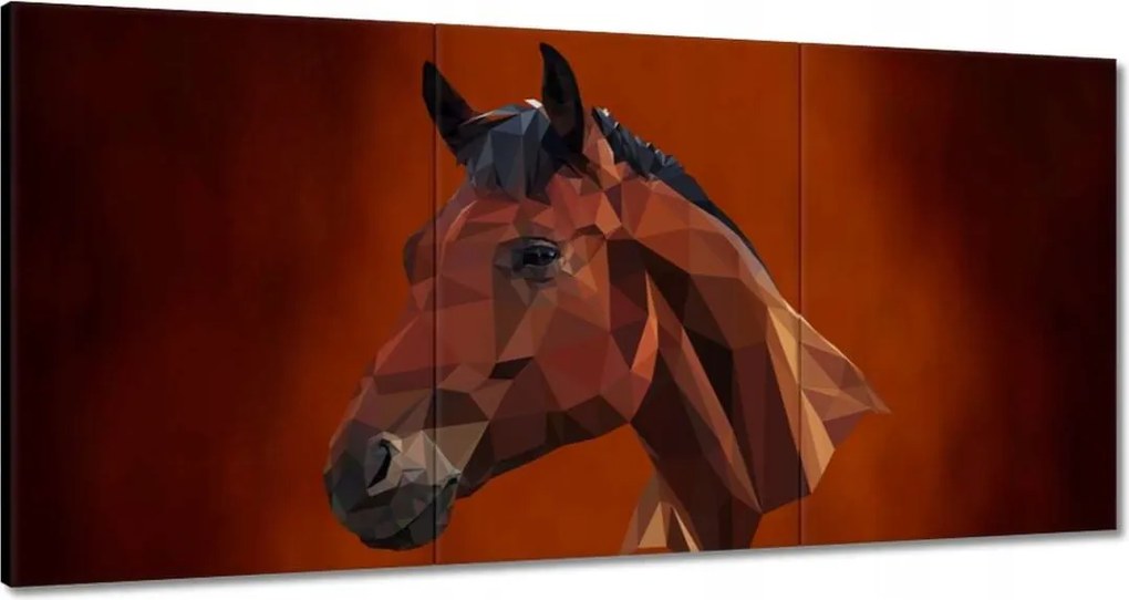 Vászonkép 180x90 Lófej