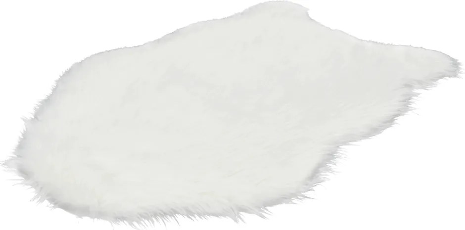 Műszőrme, fehér, 60x90, EBONY TYP 1