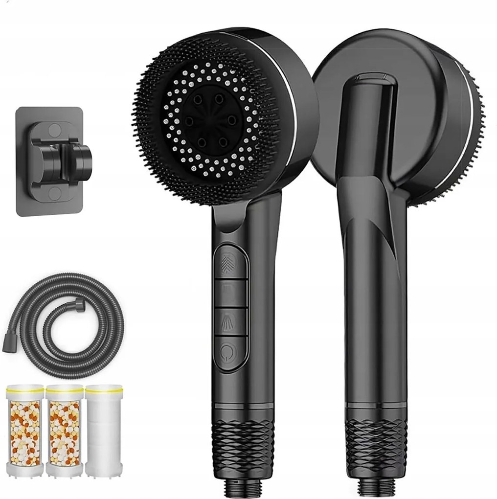 Zuhanyfej Nagynyomású Zuhany Takarékos Masszírozóval 3 Szűrő