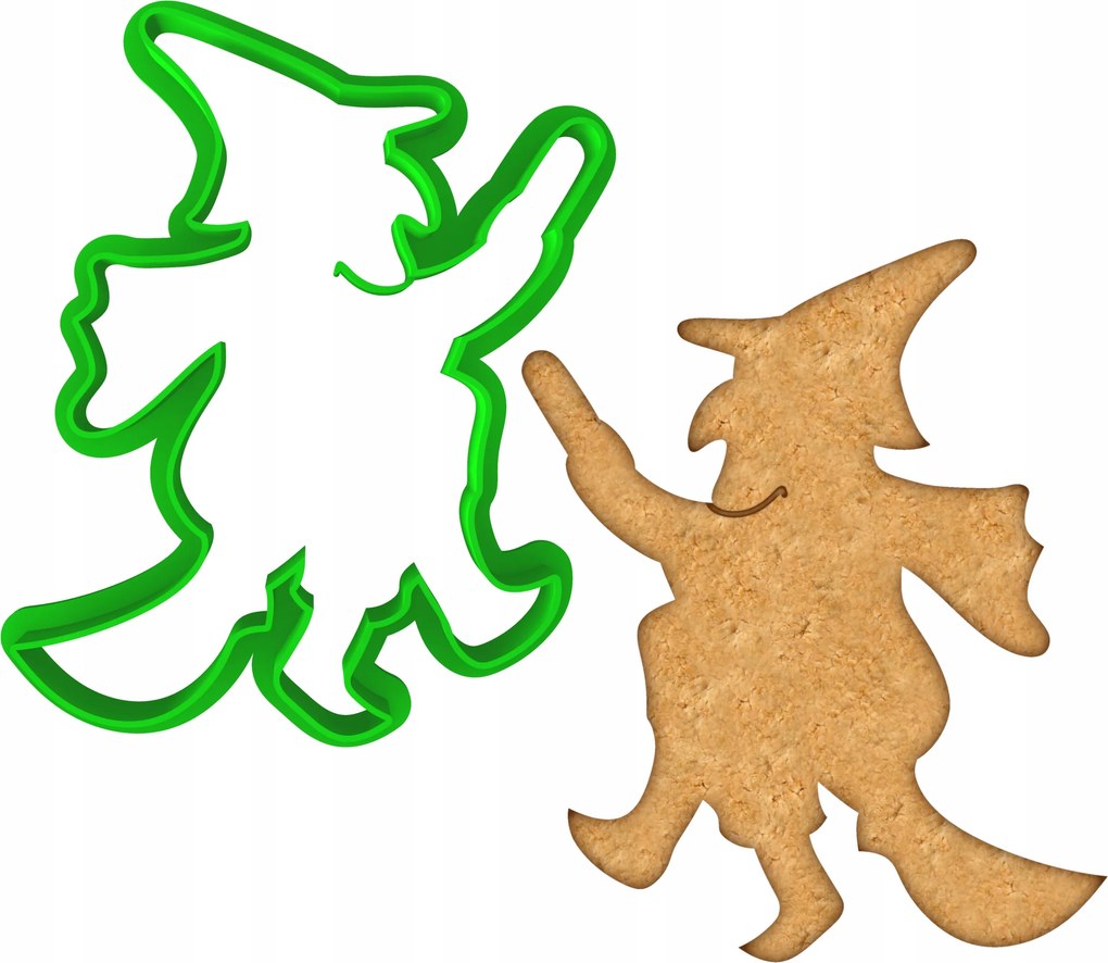 Forma Lyukasztó Mézeskalács kiszúró Halloween Boszorkány