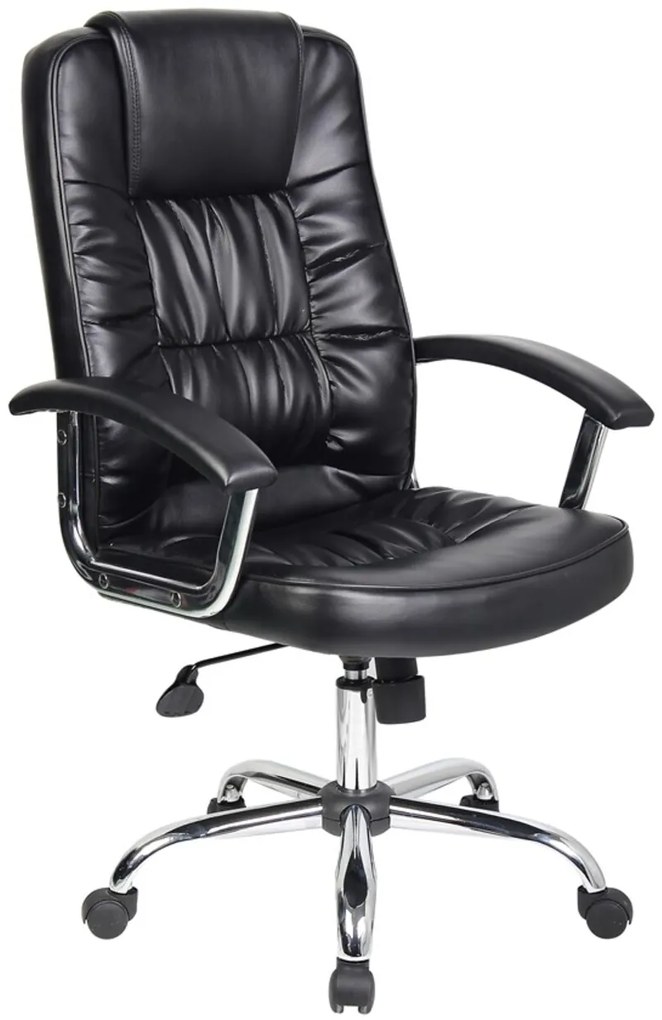 Ergonomikus irodai szék, Bedora Abraj, ökológiai bőr, fekete