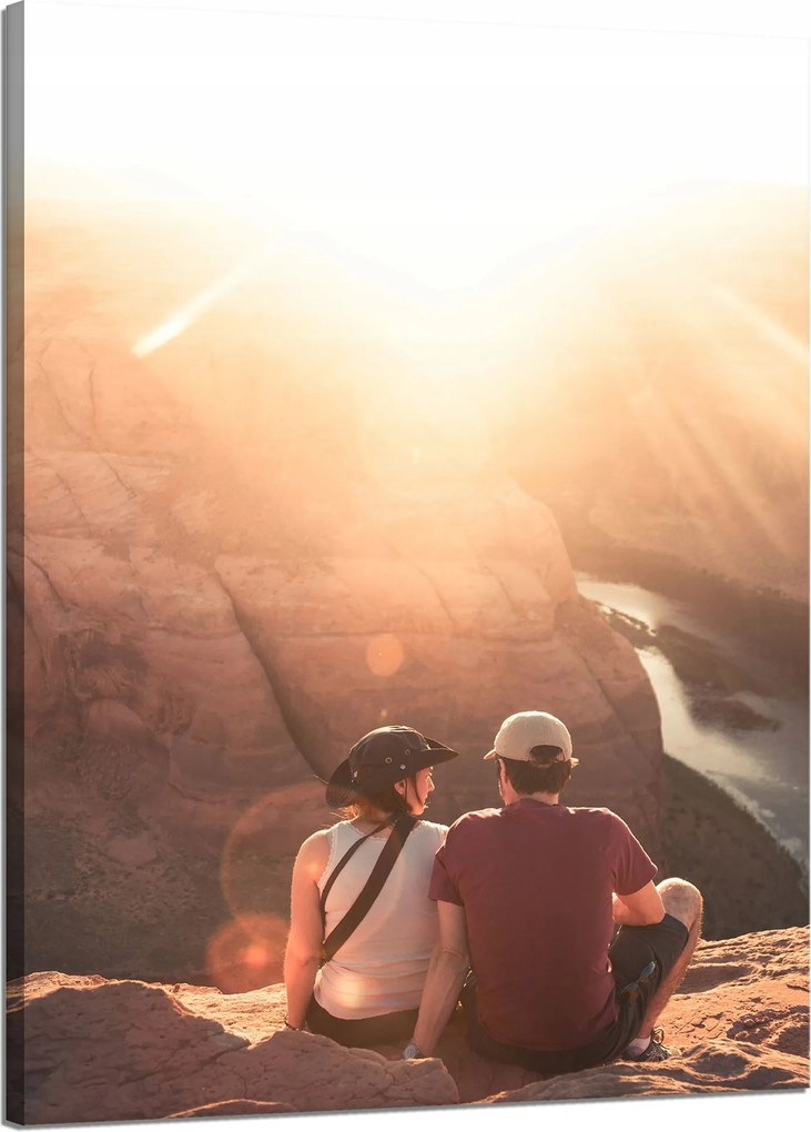 Vászonkép Grand Canyon Pár Nap Folyó 50X70