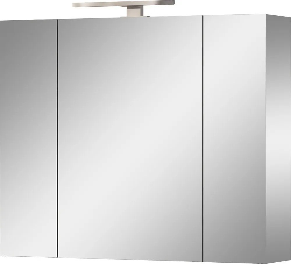 Szürke fürdőszoba szekrény 80x71 cm – Germania