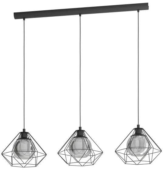 Eglo 43483 - Csillár zsinóron VERNHAM 3xE27/40W/230V