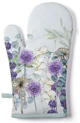 Lunaria Green edényfogó kesztyű 18x30cm, 100% pamut