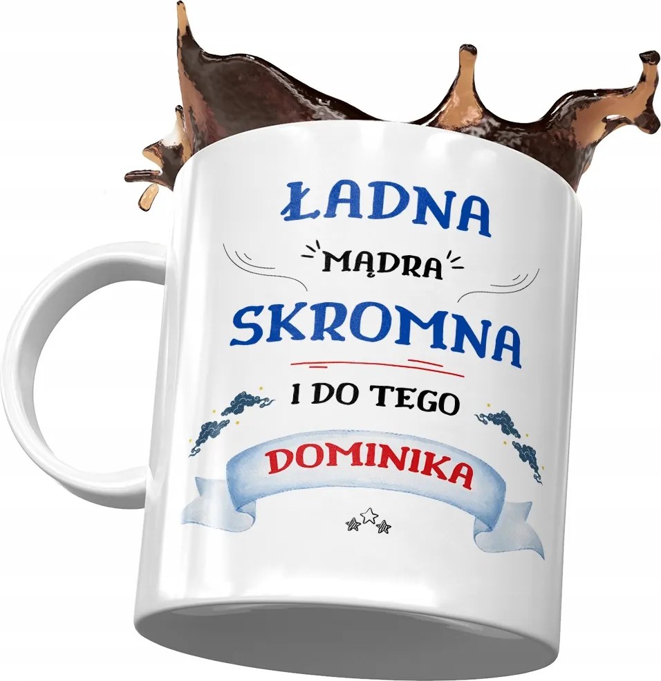 Dominikás Bögre Feleség Barátnő Ajándék Nyomtatott Fotóval