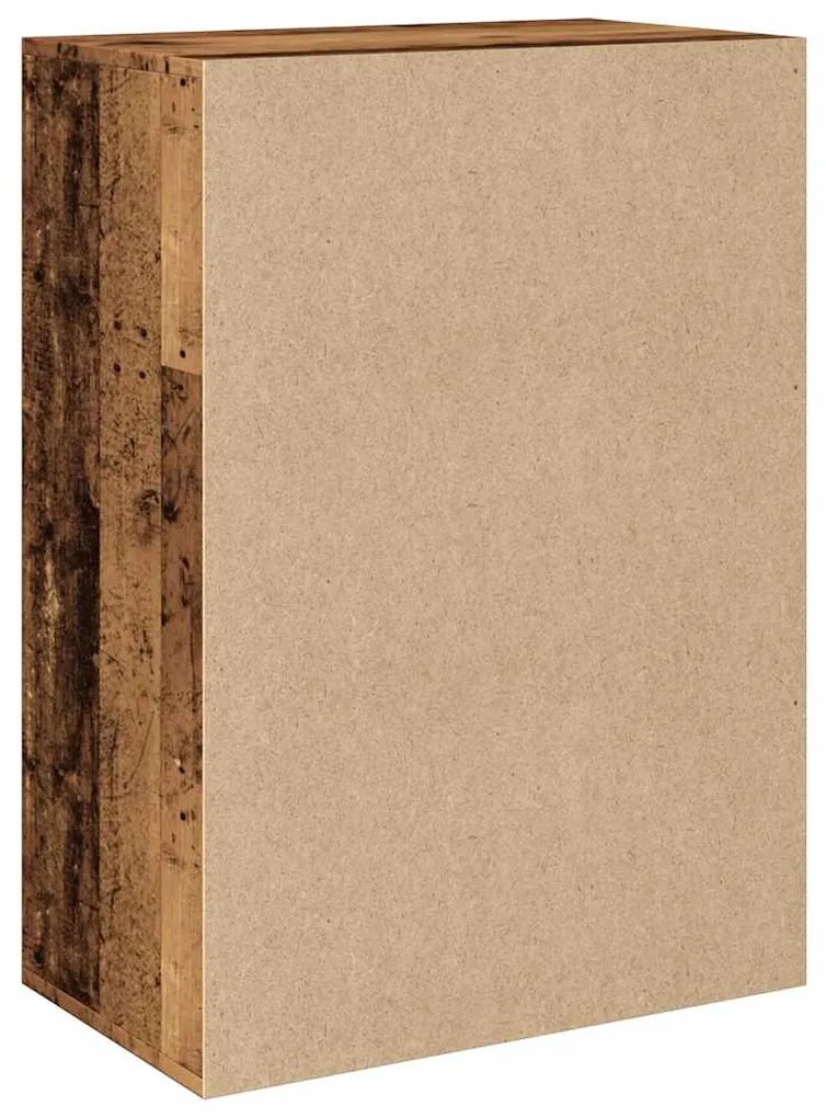 antik fa színű szerelt fa cipősszekrény 60 x 35 x 84 cm