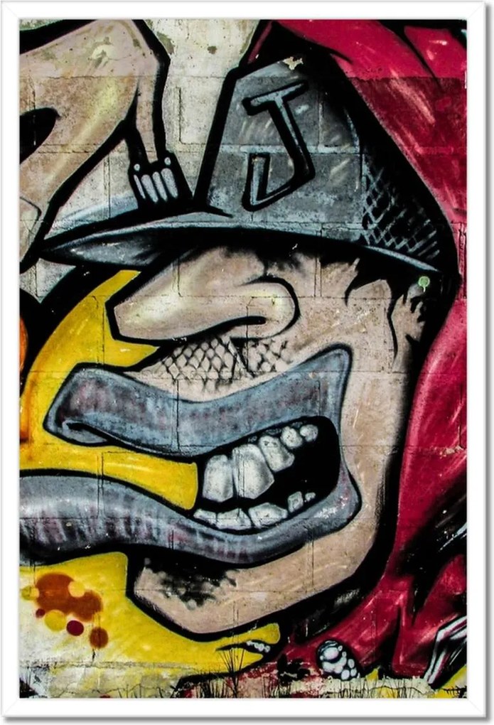Poszterek keretben 40x60 Graffiti Falfestmény WallArt