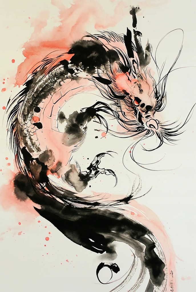 Poszter 68x101cm Sárkány Furia