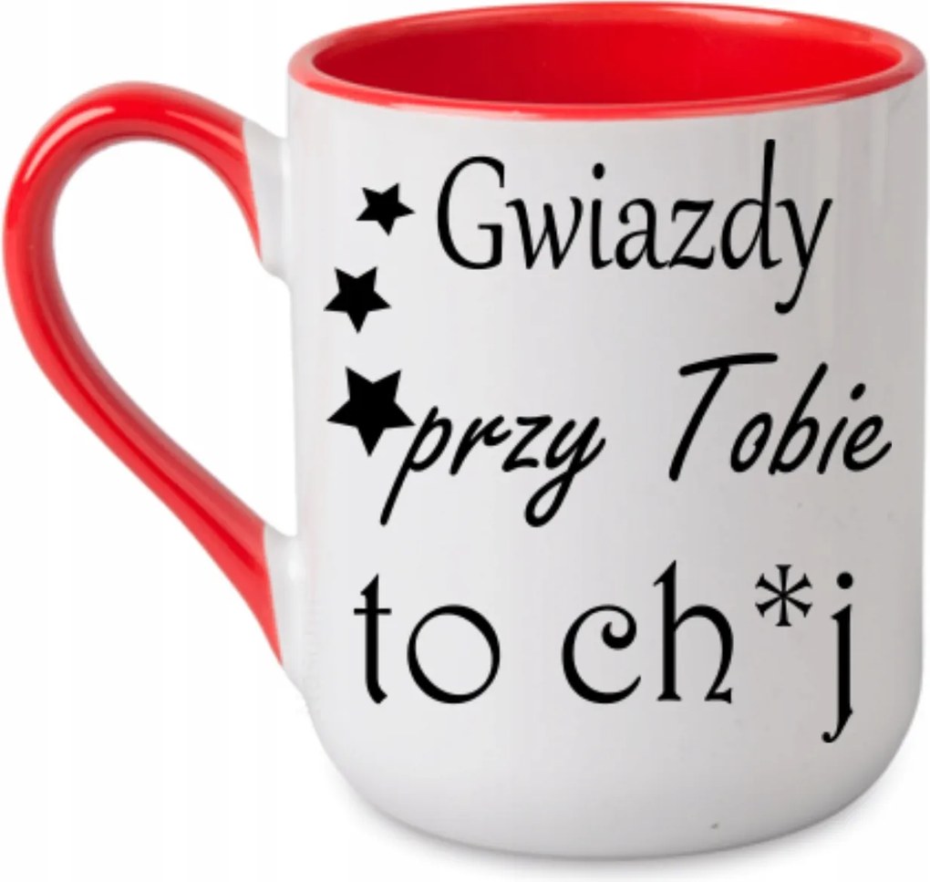 Bögre A csillagok melletted ch*j ajándék nőnapra Piros 330 coffee