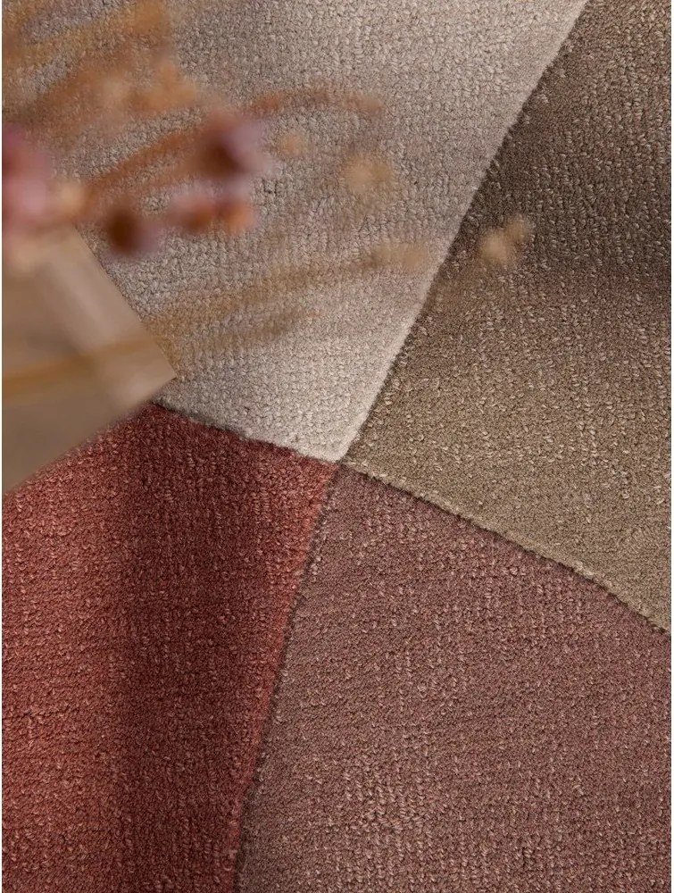 Bézs kézi szövésű gyapjú kerek szőnyeg ø 200 cm Hackney Clarissa – Ted Baker