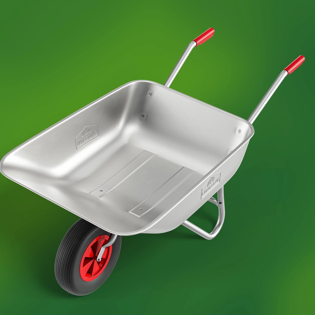 Gardebruk® Horganyzott kerti talicska - 80 liter