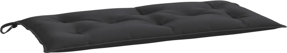 vidaXL fekete oxford szövet kerti padpárna 110 x 50 x 7 cm