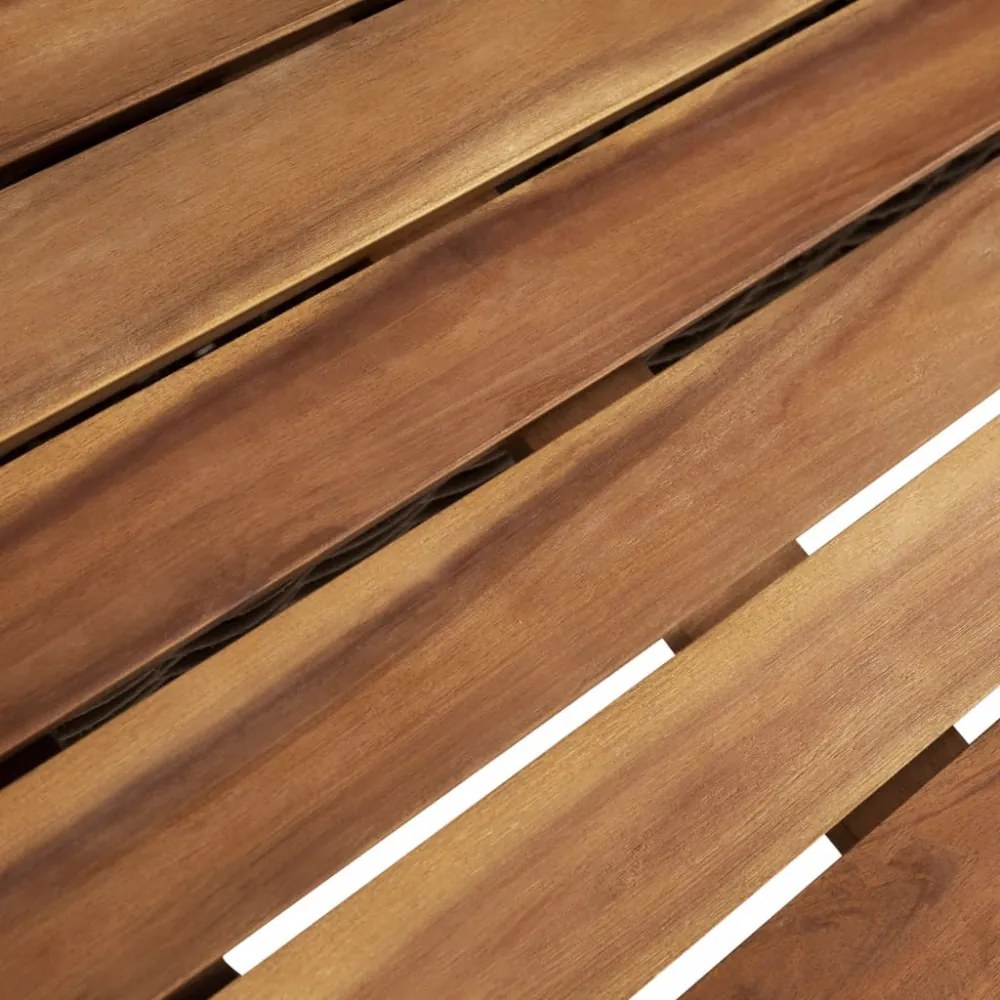 9 részes barna kültéri polyrattan étkezőgarnitúra párnákkal