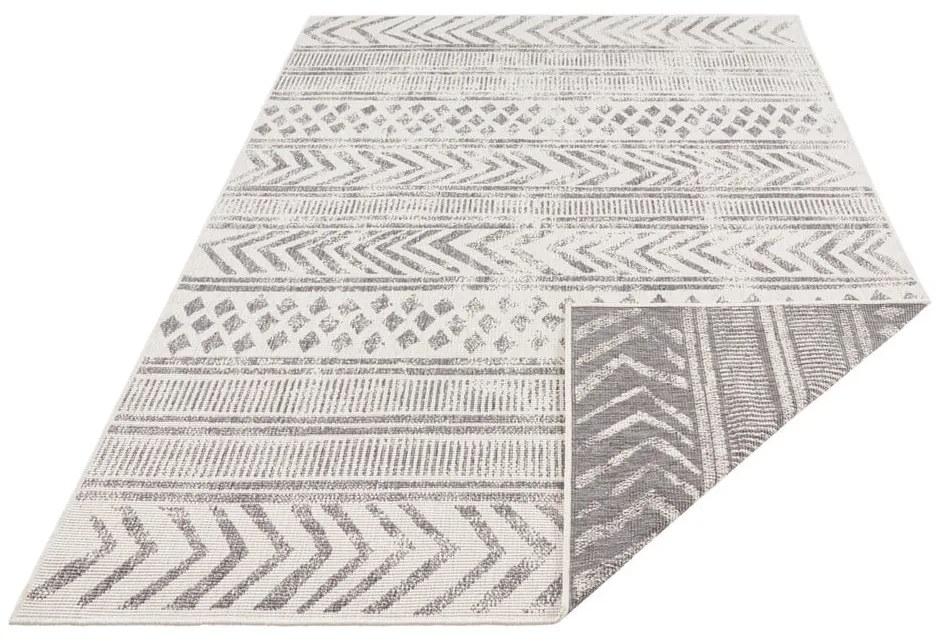 Biri szürke-krémszínű kültéri szőnyeg, 200 x 290 cm - NORTHRUGS