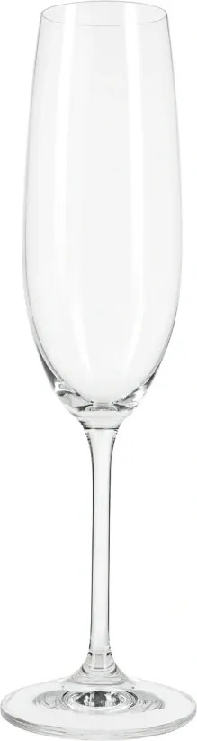 6 db Colibri pezsgőspohár, 220 ml pezsgővel