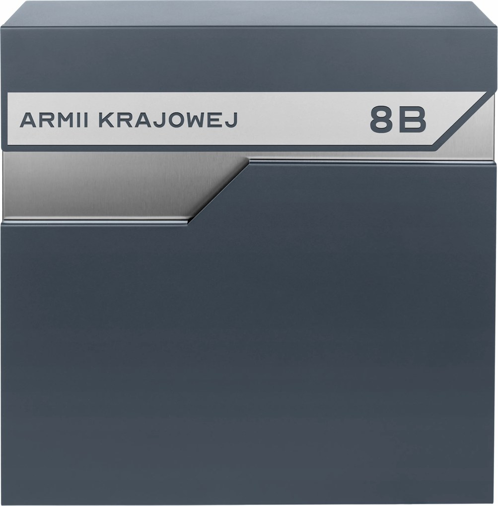 Nagy Postaláda Újság Postaláda Felirat Cím Utca Szám