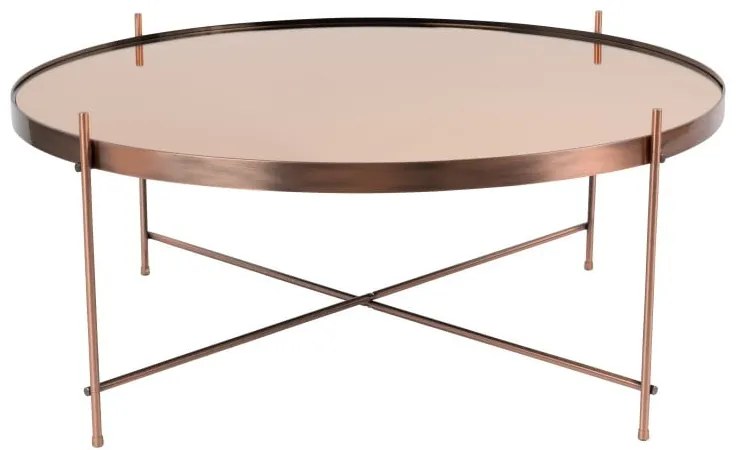 Cupid XXL rézszínű dohányzóasztal - Zuiver