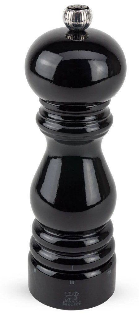 Peugeot Paris U'Select só- és borsőrlők Lakkfekete 22 cm Sómalom