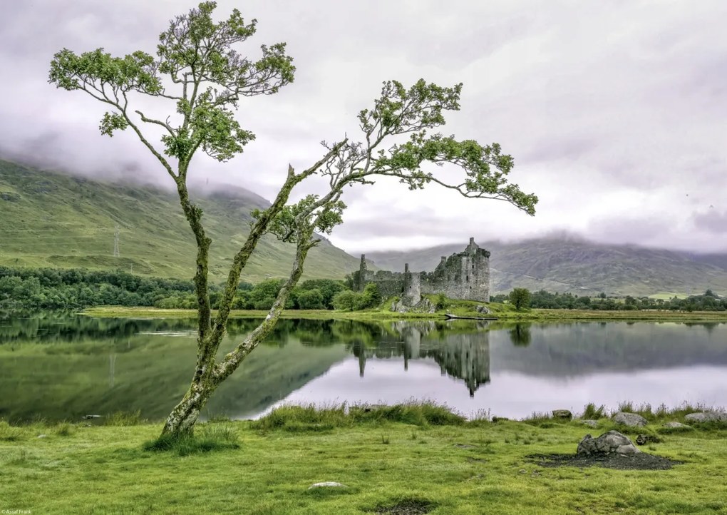 Poszter 42x29,7cm Kilchurn kastély, Assaf Frank