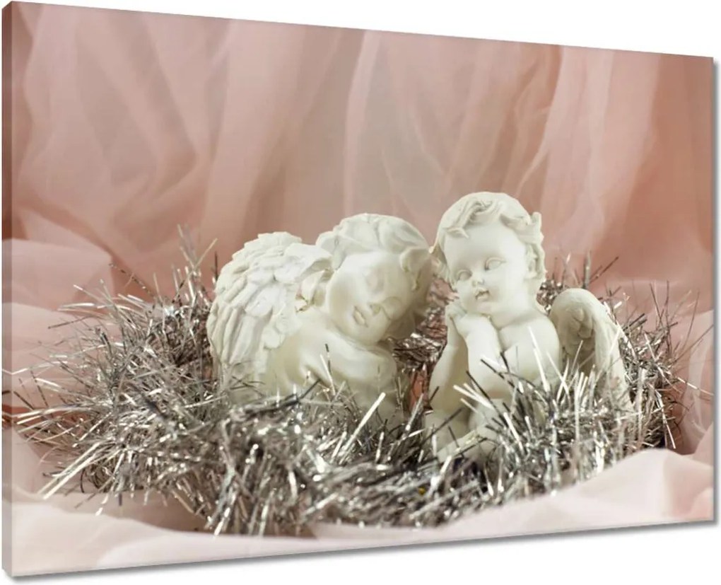 Vászonkép 70x50 Szimpatikus angyalkák