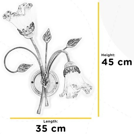 ONLI - Fali lámpa LANCIA 2xE14/6W/230V