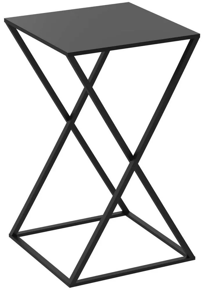 Virágállvány 40x24 cm fekete