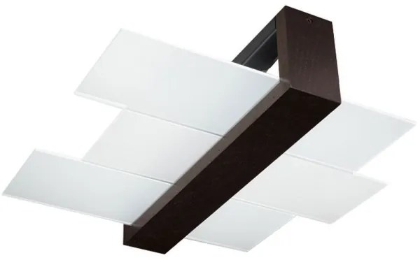 Brilagi - HERA LED mennyezeti lámpa 2xE27/7,5W/230V wenge