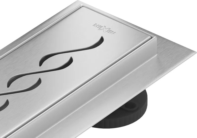 Mexen Flat M18 lineáris lefolyó 80 cm, inox - 1023080-15