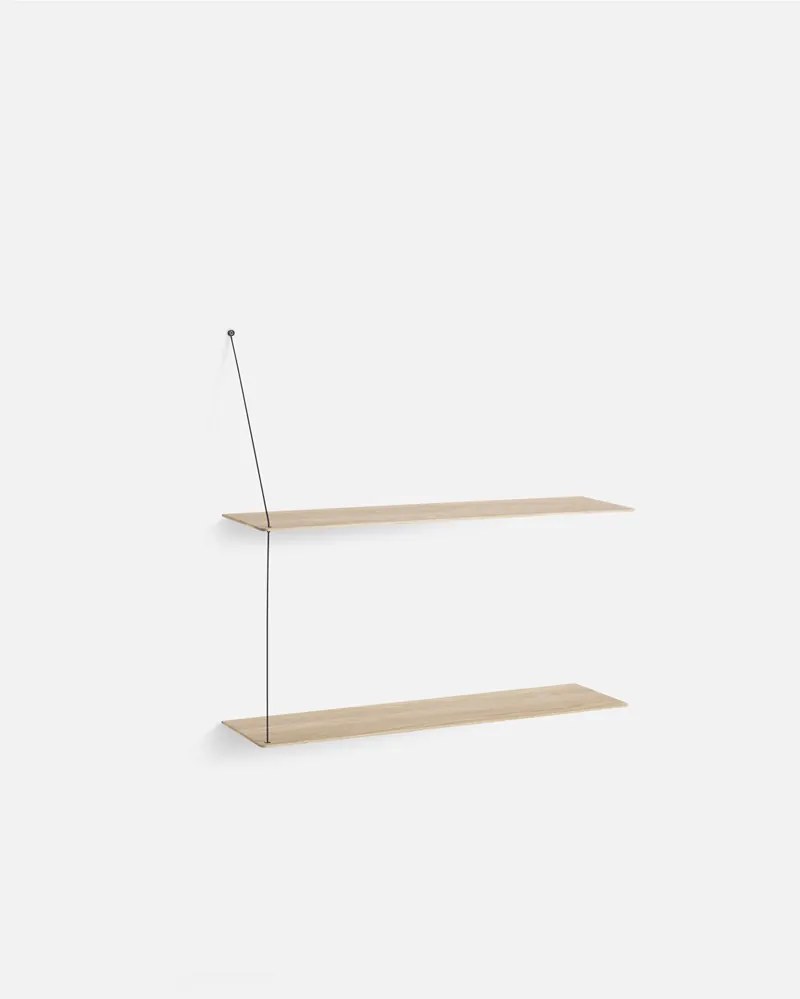 Polc "Stedge", 80 x 22 cm, 4 változat - Woud Variáns: sötét tölgy