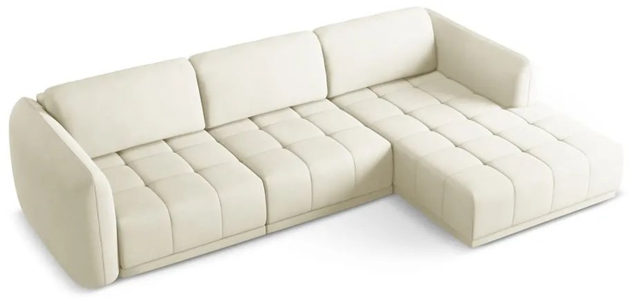 Fehér sarokkanapé (jobb oldali) Hoku – Makamii