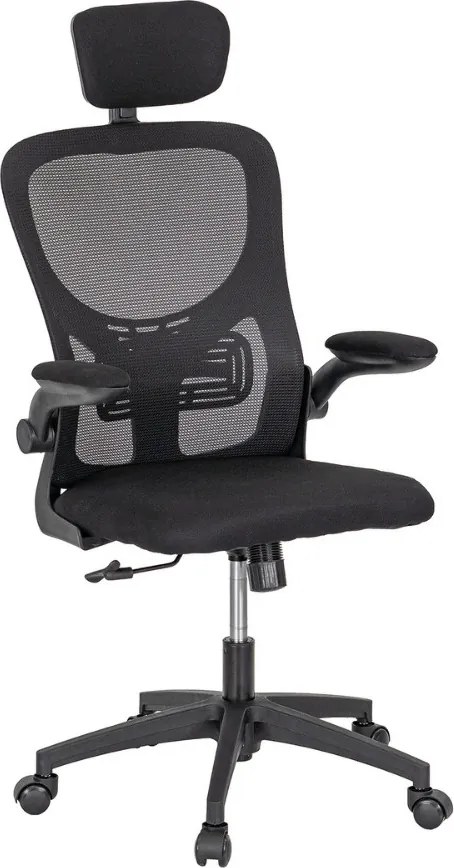 Flexo ergonomikus irodai forgószék deréktámasszal fekete