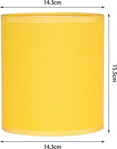 BRILAGI - Asztali lámpa NUBILA WOOD 1xE27/25W/230V tölgy/fekete/sárga