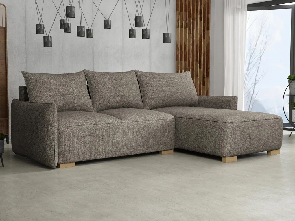 Sarokkanapé Gryfit L (barna) (tárolóhellyel). 1105096