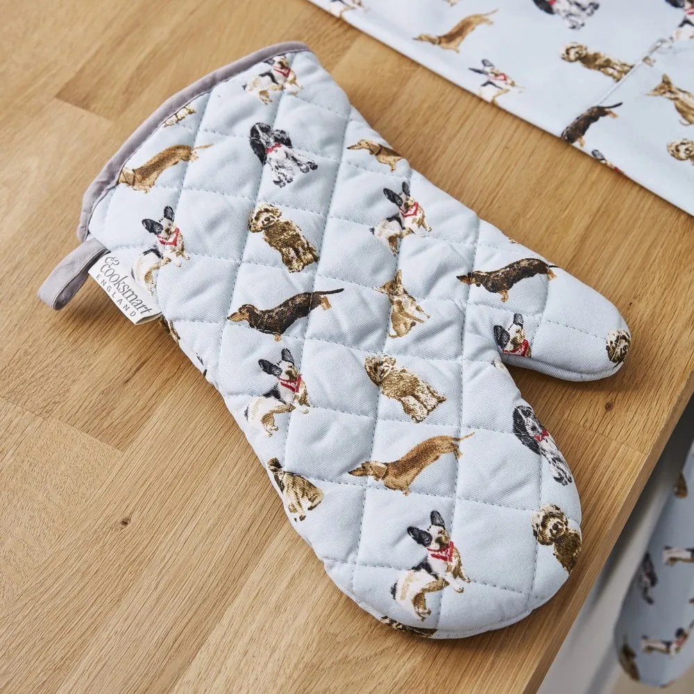 Konyharuha és edényfogó szett 4 db-os Curious Dogs – Cooksmart ®
