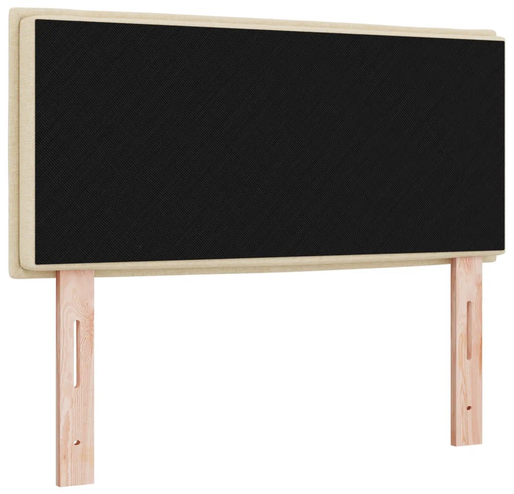 LED ágytámla LED -es lámpákkal Krém 80 cm Poliészter