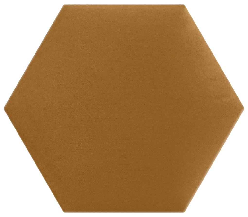 Kárpitozott panel - Hatszög - 30x26cm Szín: Khaki