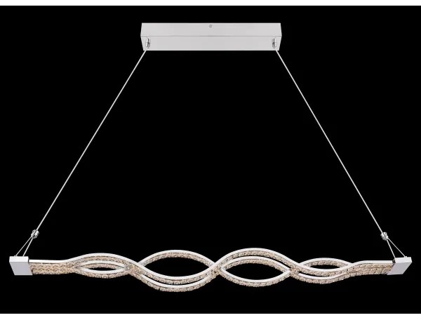 Globo 67109-30 - LED Szabályozható csillár zsinóron PILLA 1xLED/30W/230V + távirányító