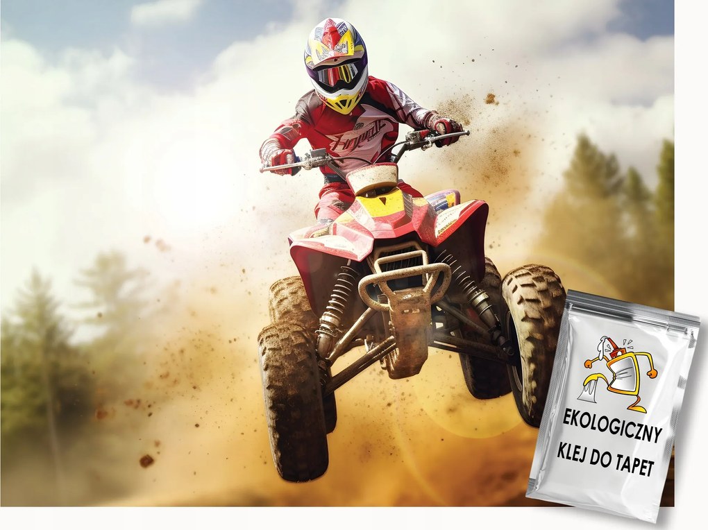 Fotótapéta Flizelina Sport Quad Négykerekű Cross Lovaglás 150x105 ragasztó