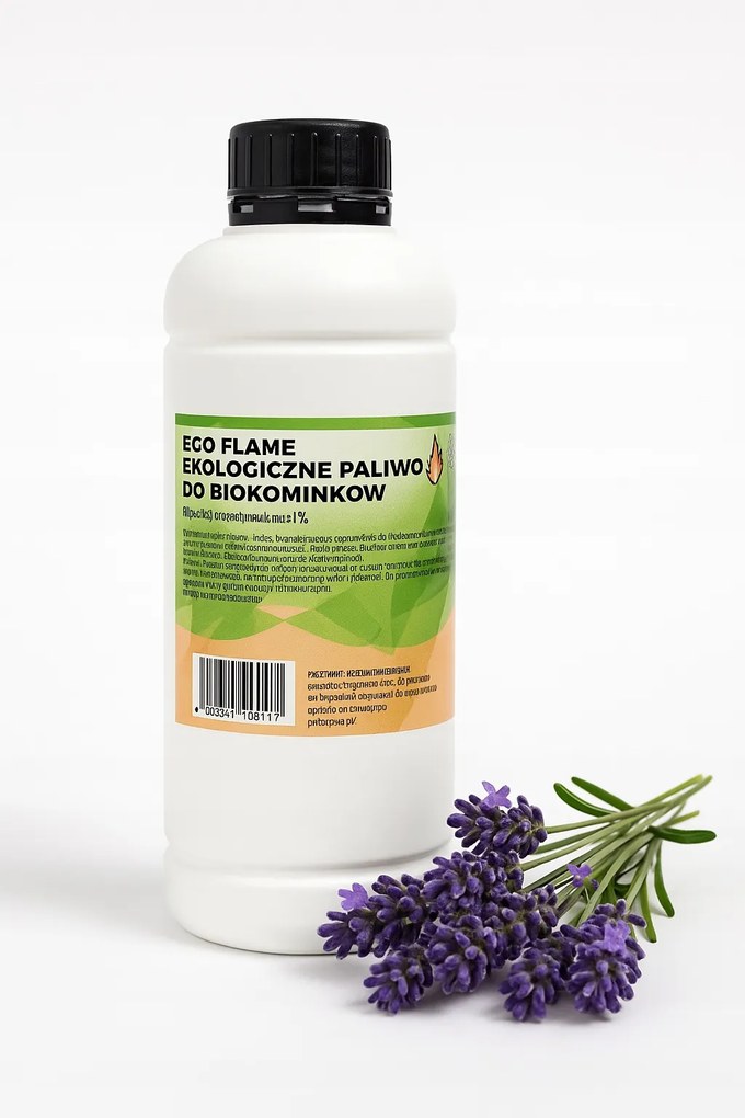 EcoFlame biokandalló üzemanyag, illatmentes 1L Levendula illat