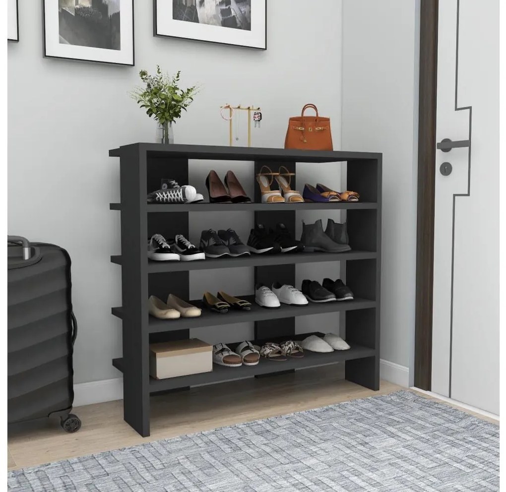 Cipősszekrény SARGEL 72x75,6 cm antracit